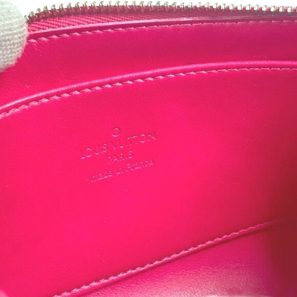 LOUIS VUITTON M93647 MonogramVernis Trousse-Cosmetic Makeup Cosmetics Pouch - Picture 14 of 16